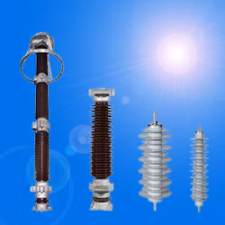 550kv AC System Ceramic Porcelain Gapless Metal-Oxide Lightning Surge Arrester (Y20W5-444)